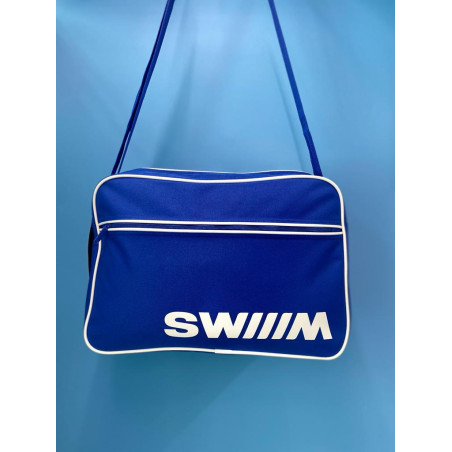 Sac bandoulière Rétro Bright Royal/White