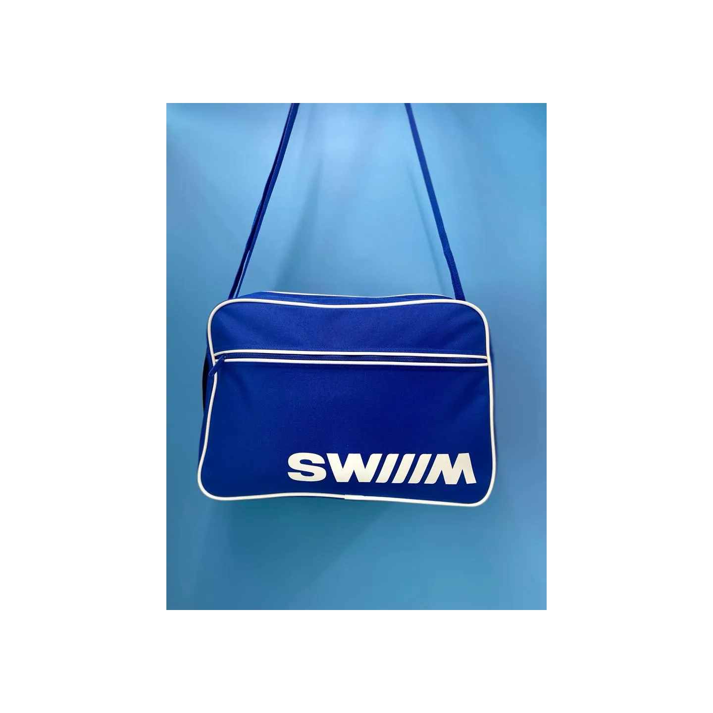 Sac bandoulière Rétro Bright Royal/White