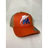Casquette Retro Trucker Rustic Orange/Khaki 3MUC Montpellier