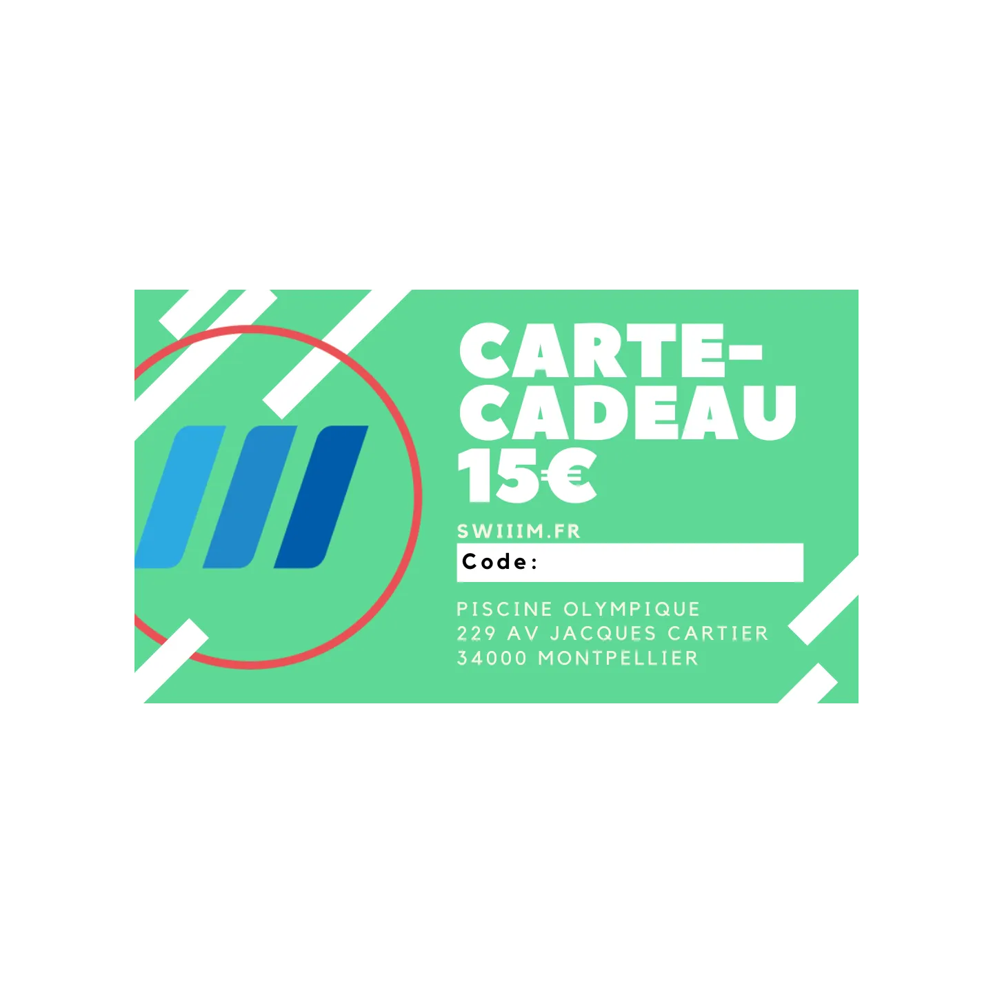 Carte cadeau 15€