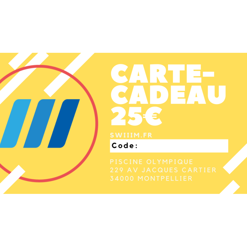 Carte cadeau 25€