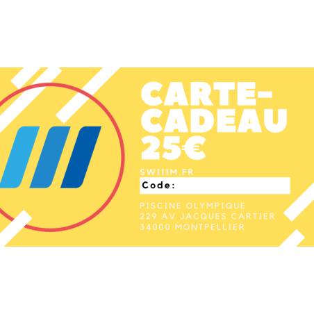 Carte cadeau 25€