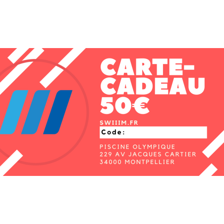 Carte cadeau 50€
