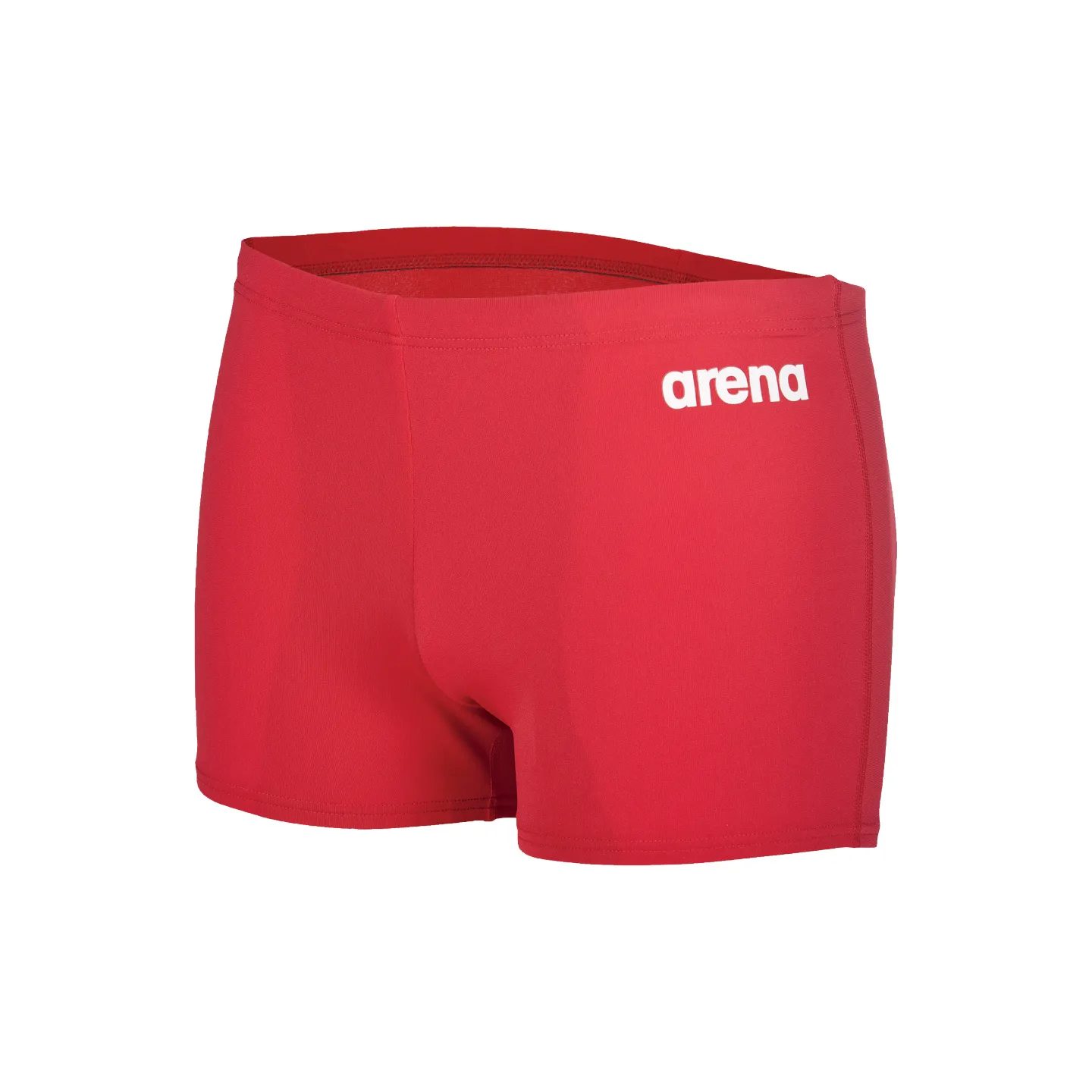 MEN'S TEAM SWIM SHORT SOLID RED WHITE