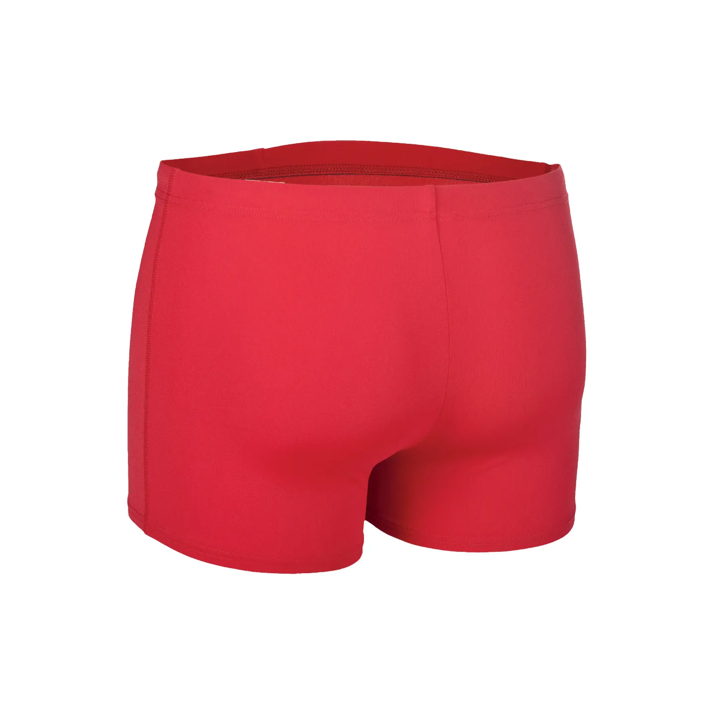 MEN'S TEAM SWIM SHORT SOLID RED WHITE