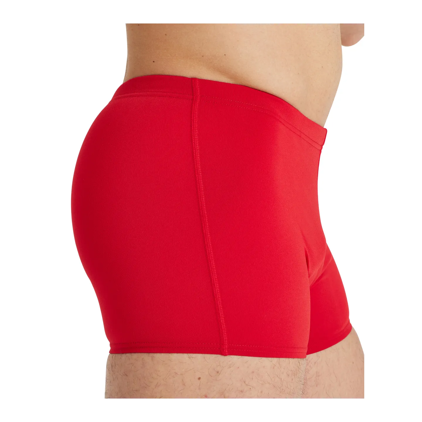 MEN'S TEAM SWIM SHORT SOLID RED WHITE