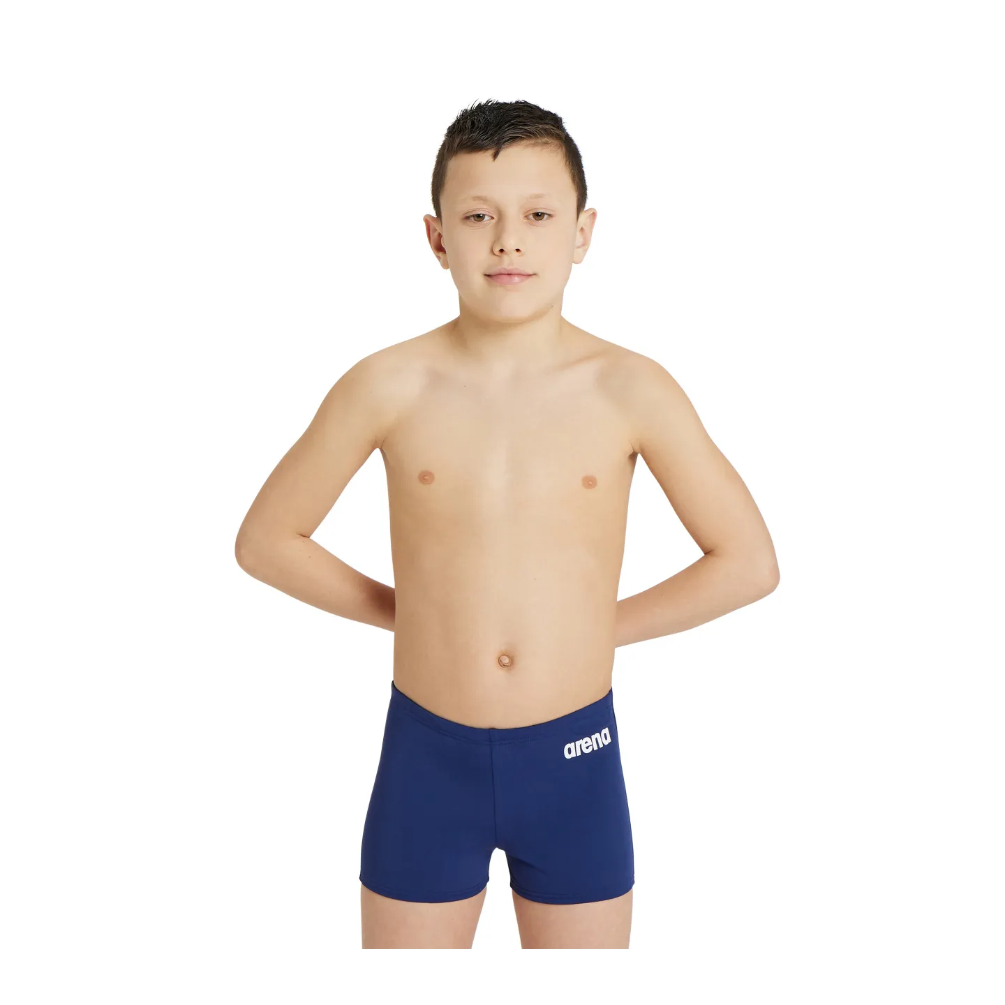 Maillot de Bain BOY'S TEAM SWIM SHORT NAVY WHITE
