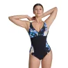 Maillot de Bain WOMEN'S BODYLIFT PAMELA SWIMSUIT BLACK-BLACK MULTI