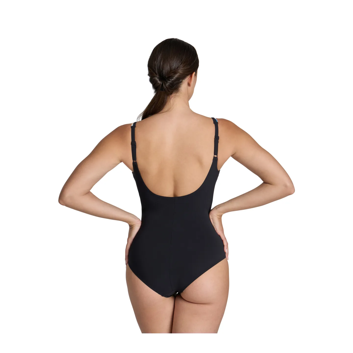 Maillot de Bain WOMEN'S BODYLIFT PAMELA SWIMSUIT BLACK-BLACK MULTI