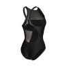 Maillot de Bain WOMEN'S ARENA MESH PANELS SWIMSUIT BLACK
