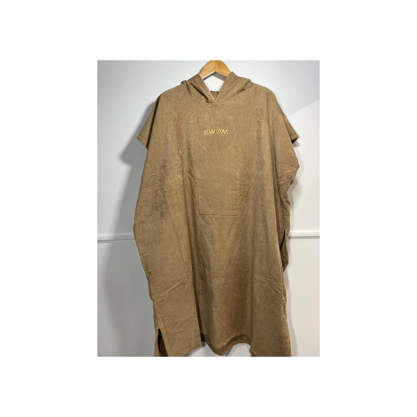 Poncho éponge à capuche CAMEL