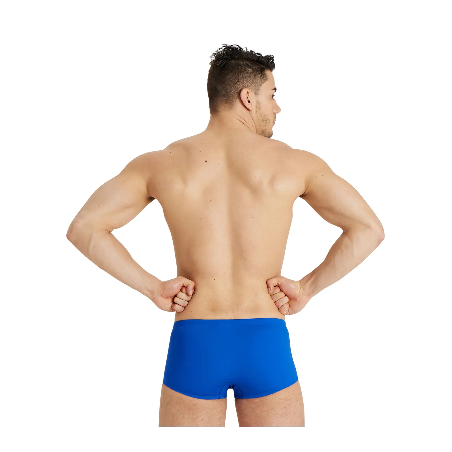 Maillot de Bain MEN'S TEAM SWIM LOW WAIST SHORT SOLID ROYAL WHITE