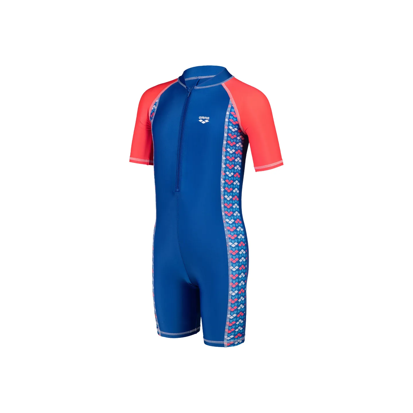 ARENA FRIENDS KIDS UV SUIT ROYAL FLUO RED MULTI