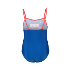 KIDS GIRL ARENA FRIENDS SWIMSUIT U BACK ROYAL FLUO RED MULTI