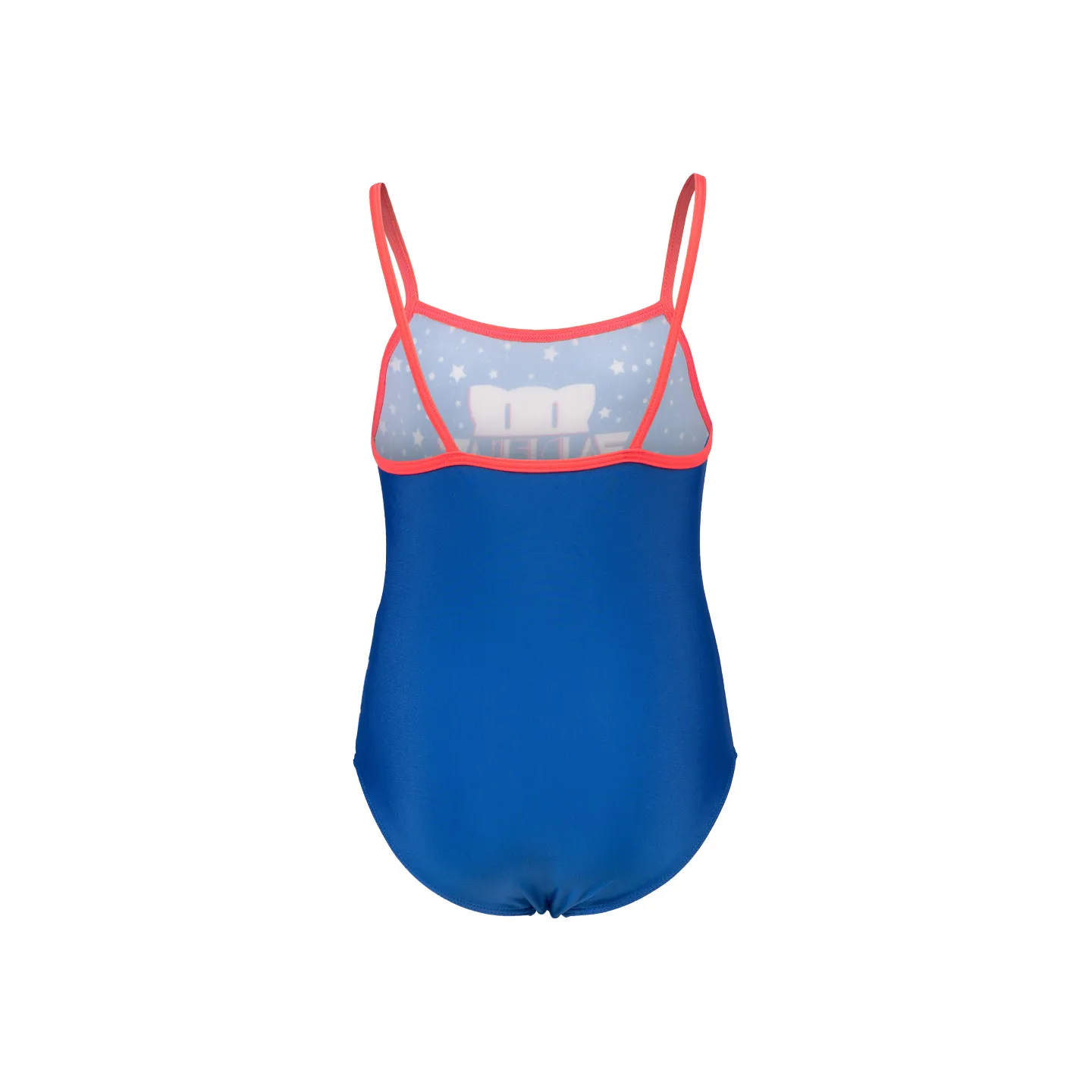 KIDS GIRL ARENA FRIENDS SWIMSUIT U BACK ROYAL FLUO RED MULTI