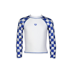 FRIENDS KIDS UV L-S TEE TURQUOISE WHITE