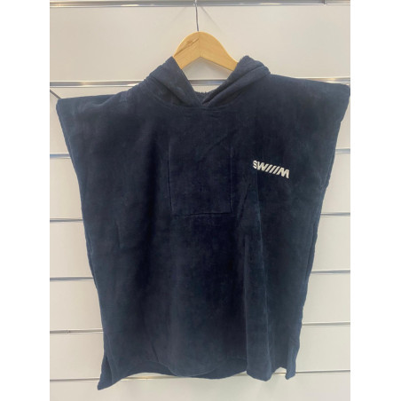 Poncho éponge Enfant à capuche NAVY