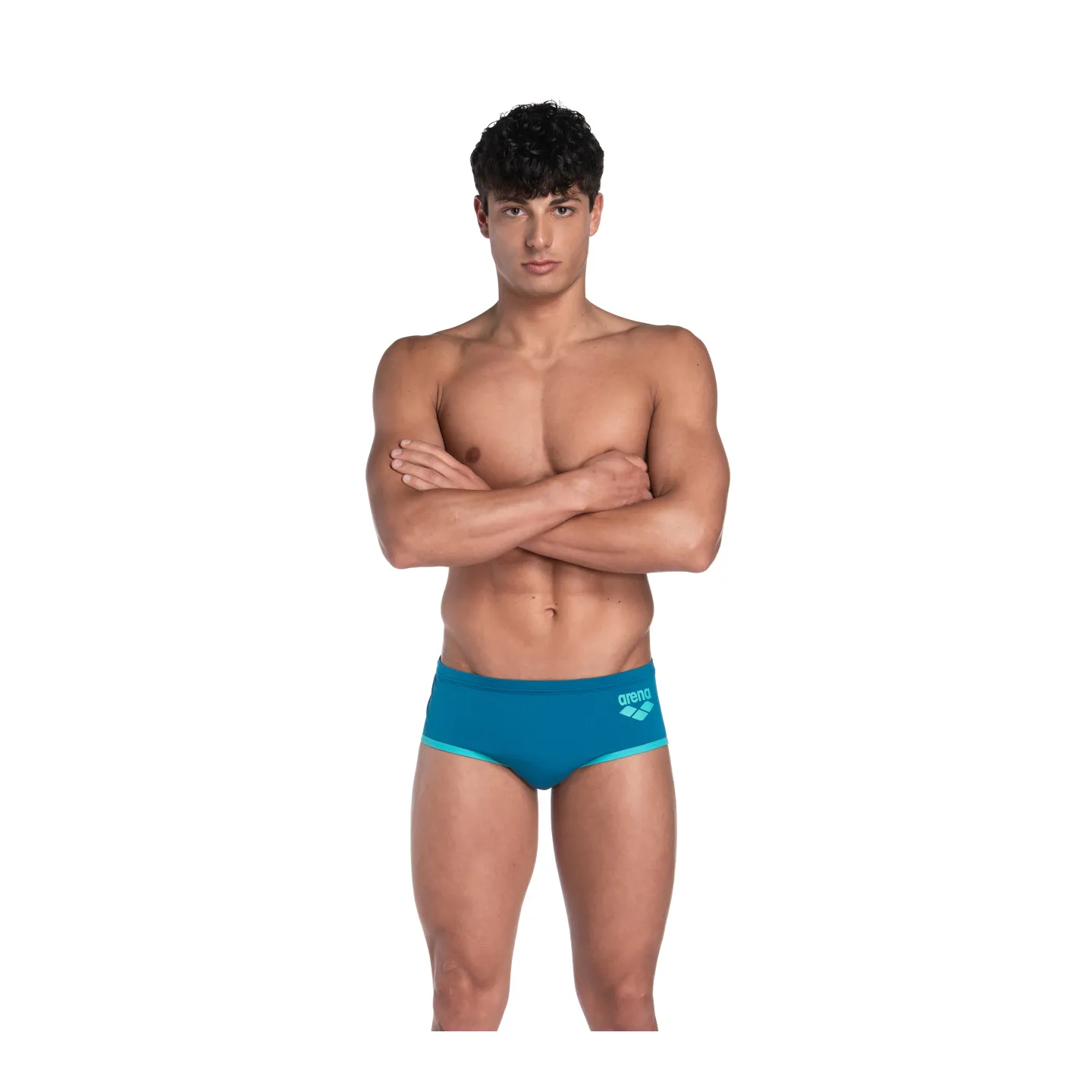 Maillot de Bain Homme   ARENA ONE 12CM SWIM BRIEFS BIG LOGO