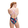 Maillot de Bain Femme ECO+  ALLOV DIG STARBACK RED/BLU