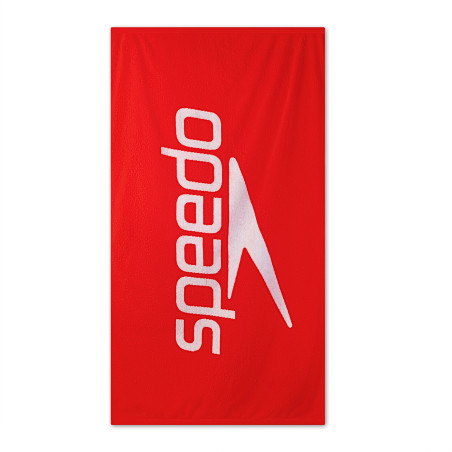 Serviette Speedo LOGO TOWEL AU RED/WHI