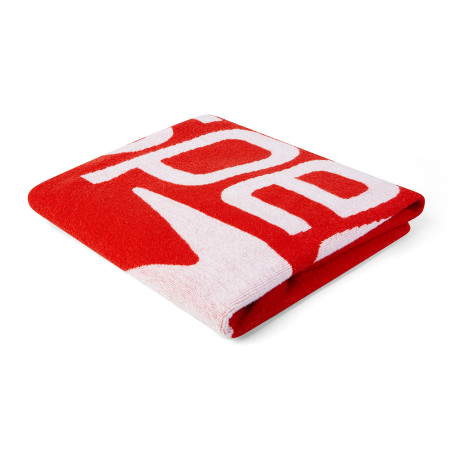 Serviette Speedo LOGO TOWEL AU RED/WHI