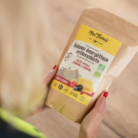 Boisson énergétique bio Fruits rouges Format éco 700g
