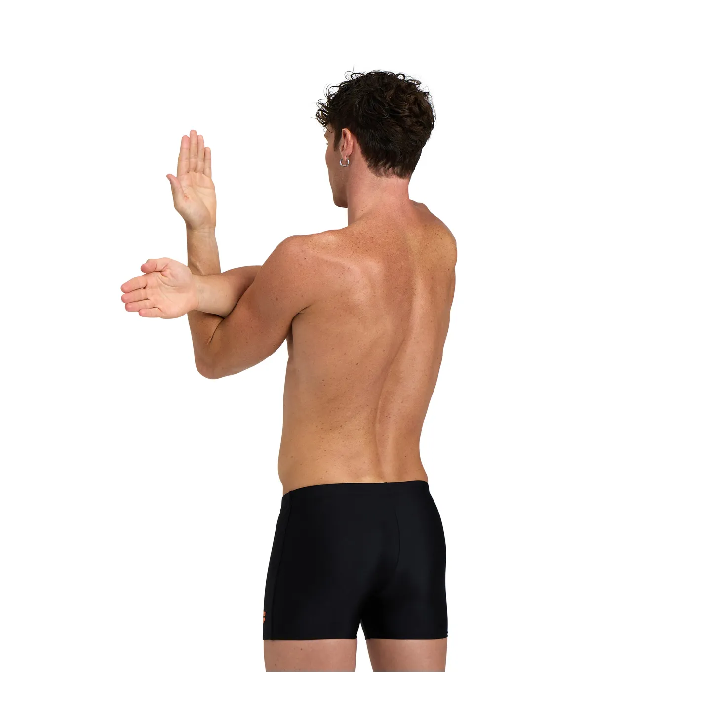 Maillot Homme ARENA ZIP SWIM SHORT BLACK