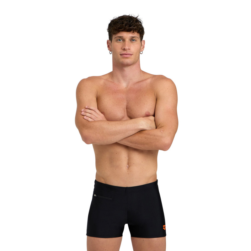 Maillot Homme ARENA ZIP SWIM SHORT BLACK
