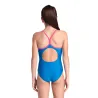 Maillot Fille ARENA SWIMSUIT LIGHT DROP SOLID BLUE CHINA FREAK ROSE