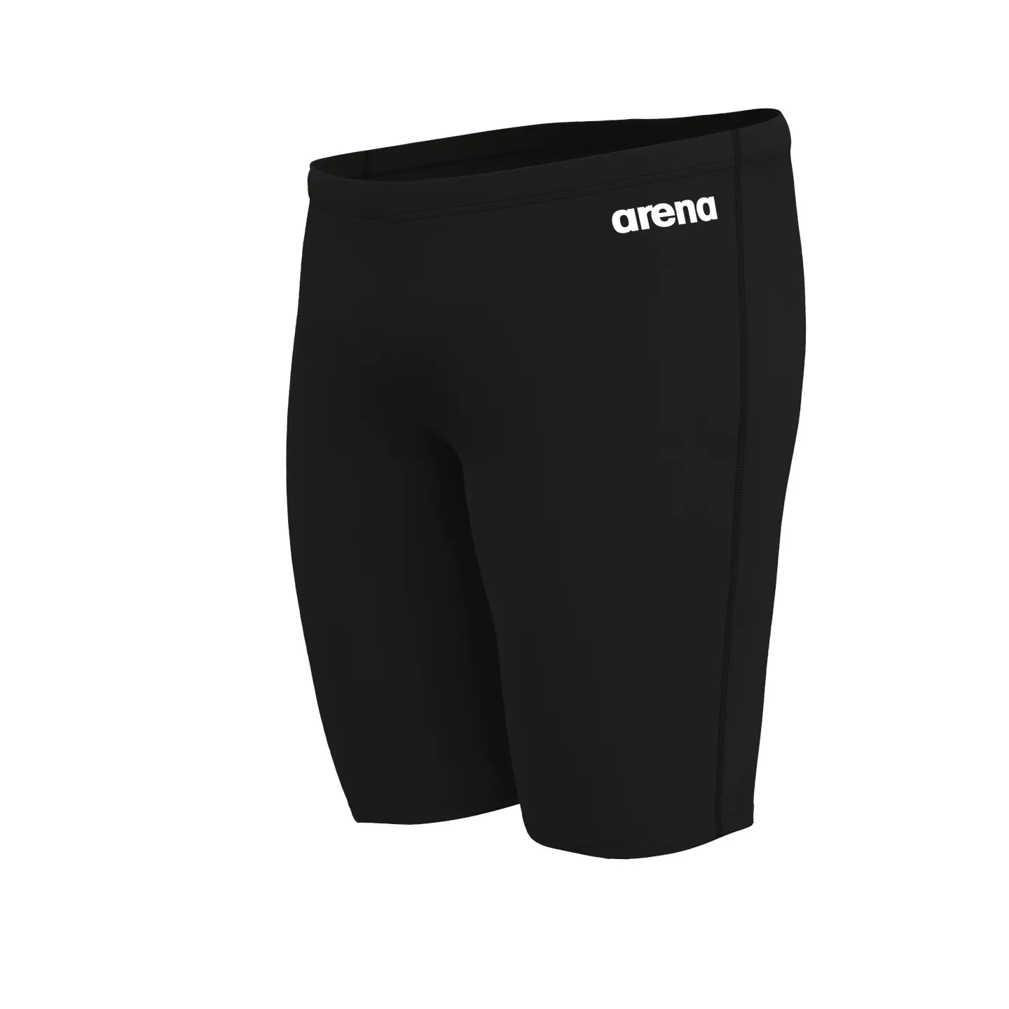 Maillot Homme ARENA TEAM SWIM JAMMER SOLID BLACK-WHITE