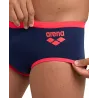 Maillot Homme ARENA ONE 12CM SWIM BRIEFS BIG LOG NAVY FLUO RED