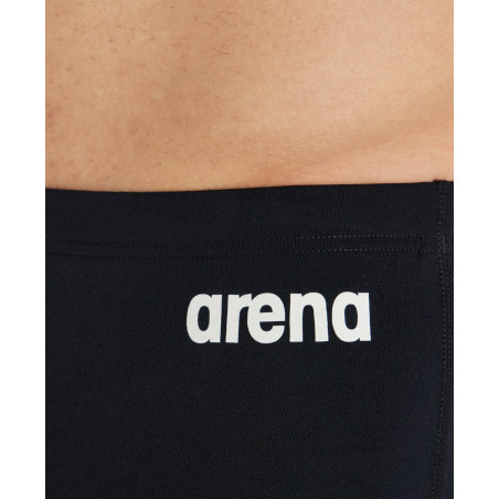 Maillot Homme  ARENA TEAM SWIM SHORT SOLID BLACK-WHITE