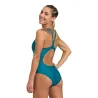 Maillot Femme ARENA SOLID SWIMSUIT LIGHTDROP BACK DEEP TEAL