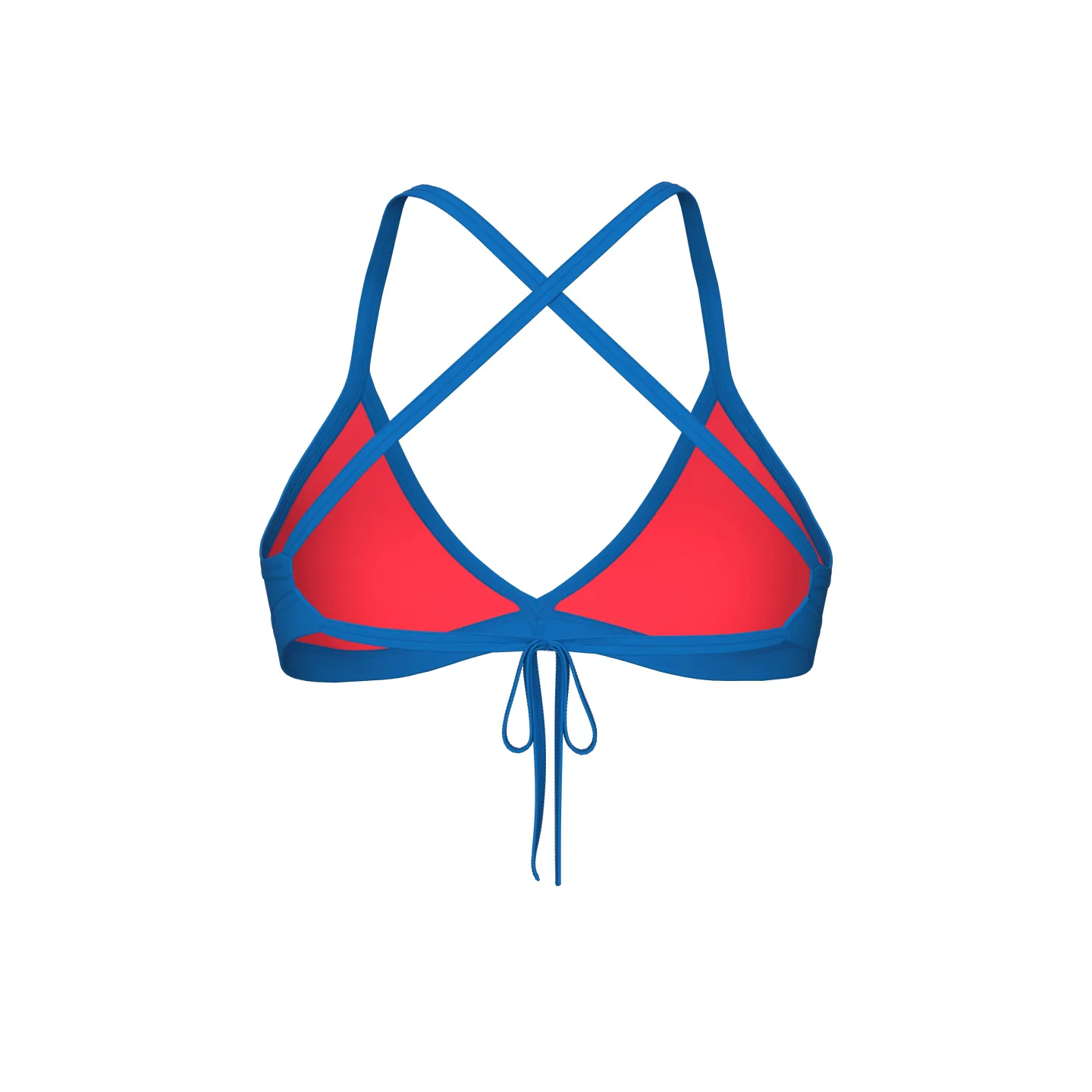 Maillot Femme ARENA TEAM SWIM TOP TIE BACK SOLID BLUE RIVER