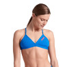 Maillot Femme ARENA TEAM SWIM TOP TIE BACK SOLID BLUE RIVER