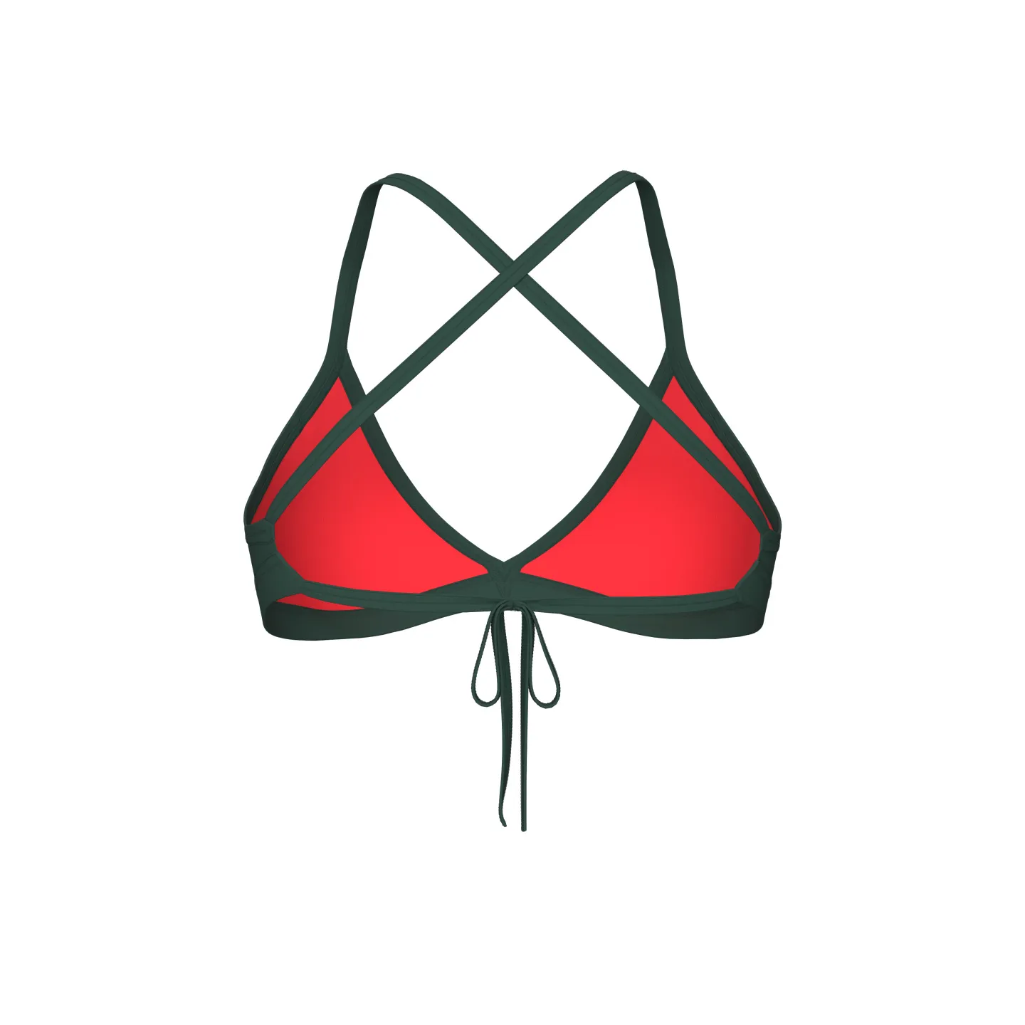 Maillot Femme ARENA TEAM SWIM TOP TIE BACK SOLID DARK SAGE
