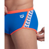 Maillot Homme ARENA ICONS SWIM LOW WAIST SHORT SOLID BLUE RIVER BRIGHT CORAL