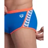 Maillot Homme ARENA ICONS SWIM LOW WAIST SHORT SOLID BLUE RIVER BRIGHT CORAL