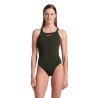 Maillot Femme ARENA TEAM SWIMSUIT SWIM PRO SOLID DARK SAGE