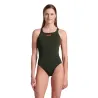 Maillot Femme ARENA TEAM SWIMSUIT SWIM PRO SOLID DARK SAGE