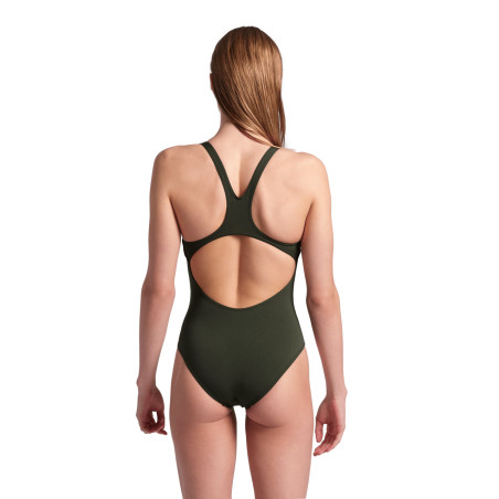 Maillot Femme ARENA TEAM SWIMSUIT SWIM PRO SOLID DARK SAGE