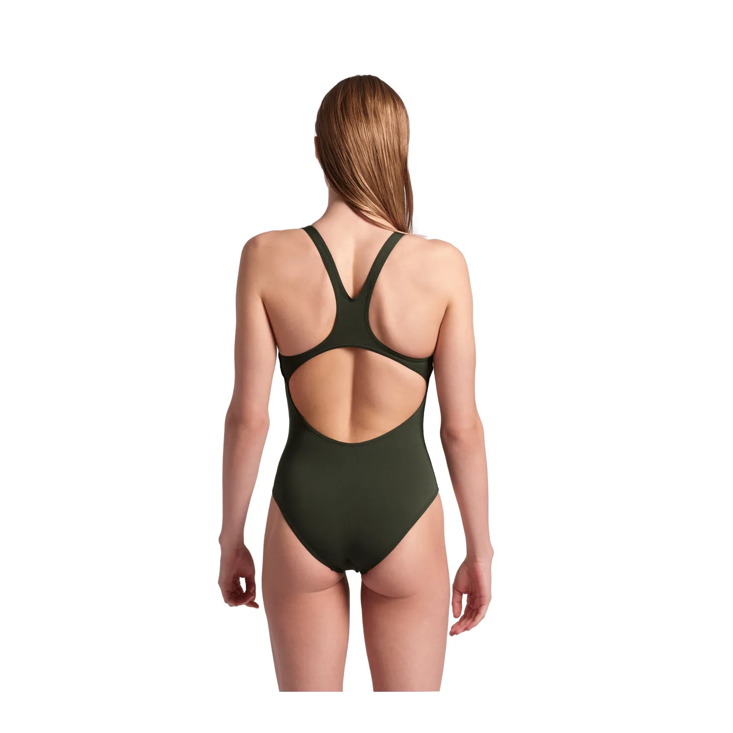 Maillot Femme ARENA TEAM SWIMSUIT SWIM PRO SOLID DARK SAGE