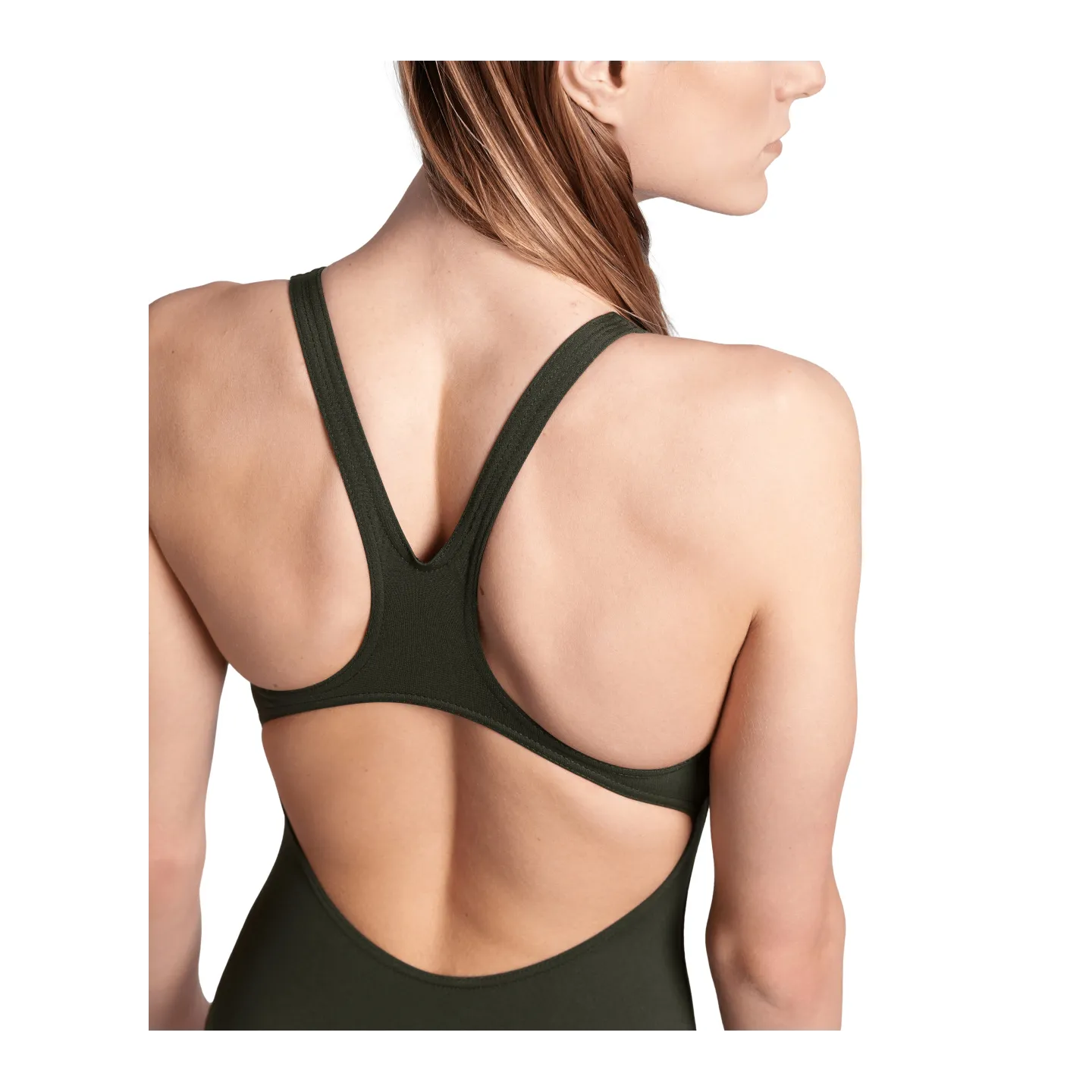 Maillot Femme ARENA TEAM SWIMSUIT SWIM PRO SOLID DARK SAGE