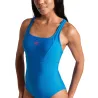 Maillot Femme ARENA SOLID SWIMSUIT CONTROL PRO BLUE CHINA