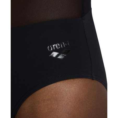Maillot Femme ARENA MESH PANELS SWIMSUIT VENT BLACK
