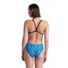 Maillot Femme ARENA POOLTILES SWIMSUIT CHALLENGE BLACK BLUE MULTI