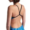 Maillot Femme ARENA POOLTILES SWIMSUIT CHALLENGE BLACK BLUE MULTI