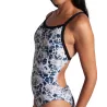 Maillot Femme ARENA EARTH SWIMSUIT XCROSS BACK BLACK WHITE