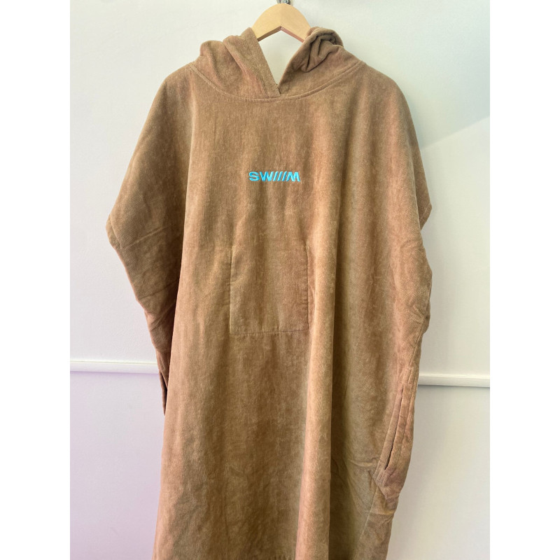 Poncho éponge à capuche CAMEL SW-BLUE