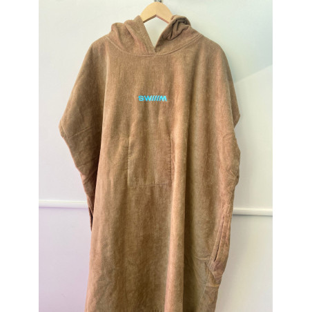 Poncho éponge à capuche CAMEL SW-BLUE